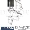 Bristan Cardinal Shower Rigid Riser Diverter Shower Handset Spares